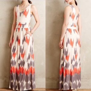Maeve Sabine Anthropologie Petite maxi dress